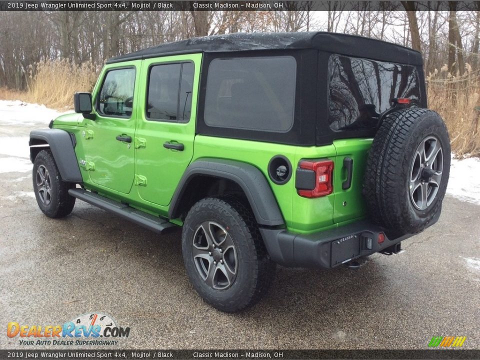 2019 Jeep Wrangler Unlimited Sport 4x4 Mojito! / Black Photo #4