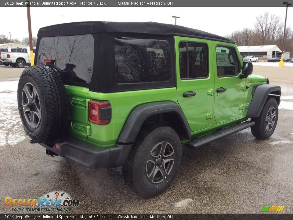 2019 Jeep Wrangler Unlimited Sport 4x4 Mojito! / Black Photo #6