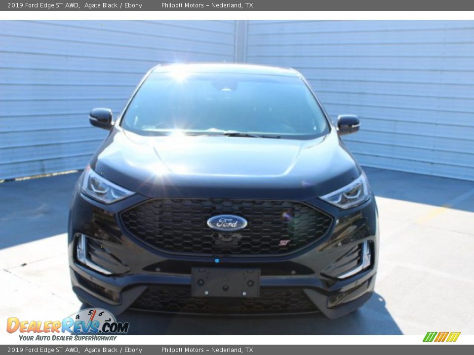 2019 Ford Edge ST AWD Agate Black / Ebony Photo #3
