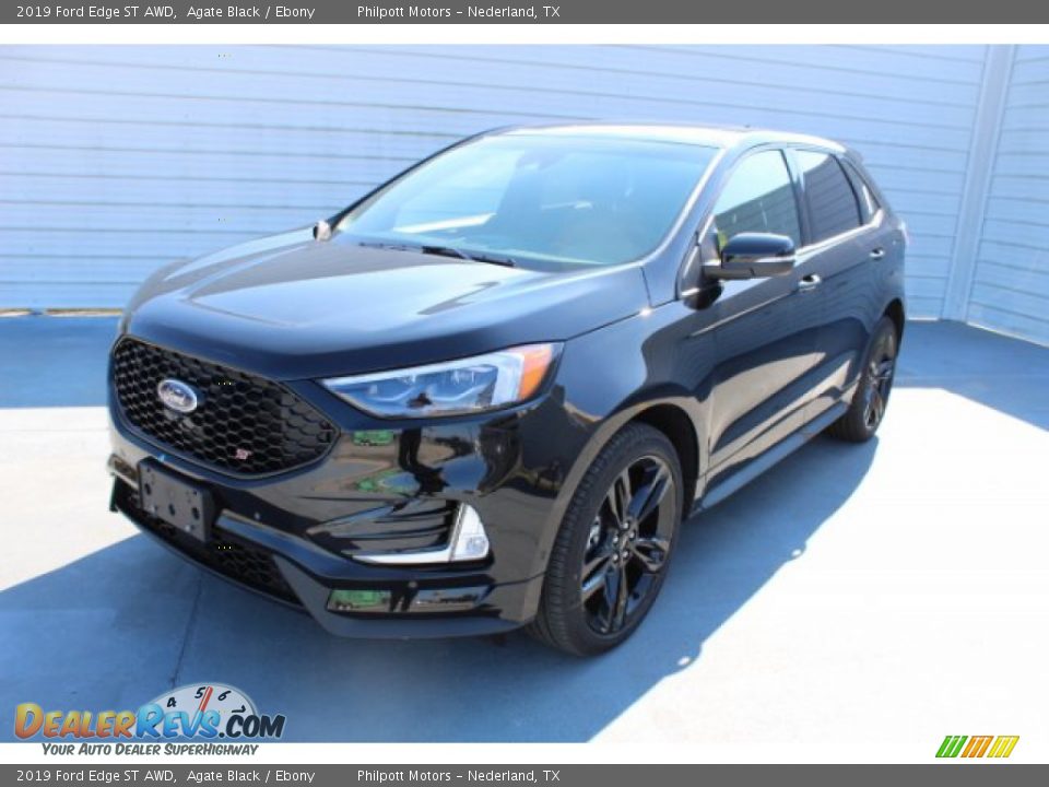 2019 Ford Edge ST AWD Agate Black / Ebony Photo #4