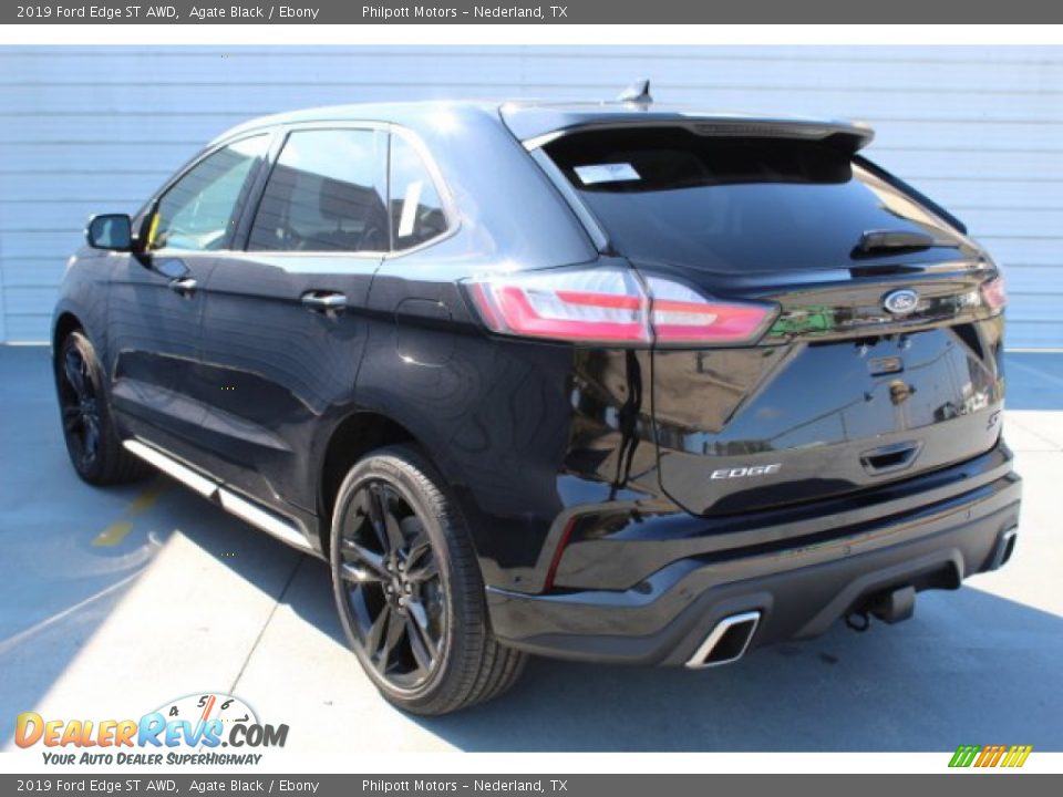 2019 Ford Edge ST AWD Agate Black / Ebony Photo #6