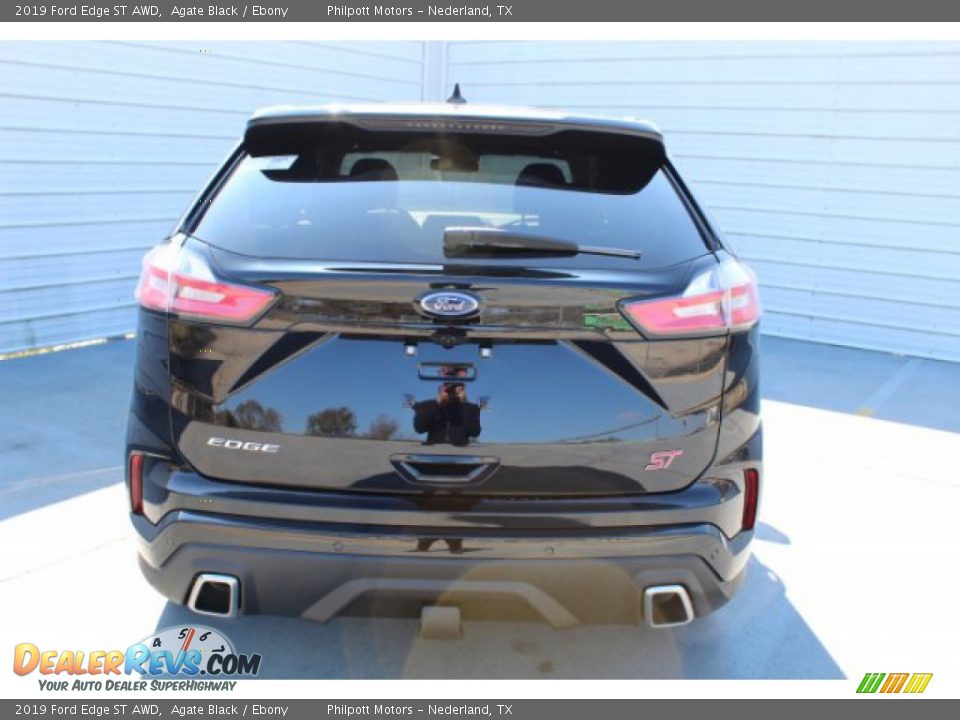 2019 Ford Edge ST AWD Agate Black / Ebony Photo #7
