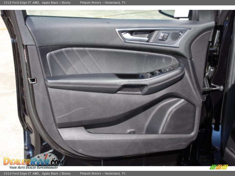 2019 Ford Edge ST AWD Agate Black / Ebony Photo #8