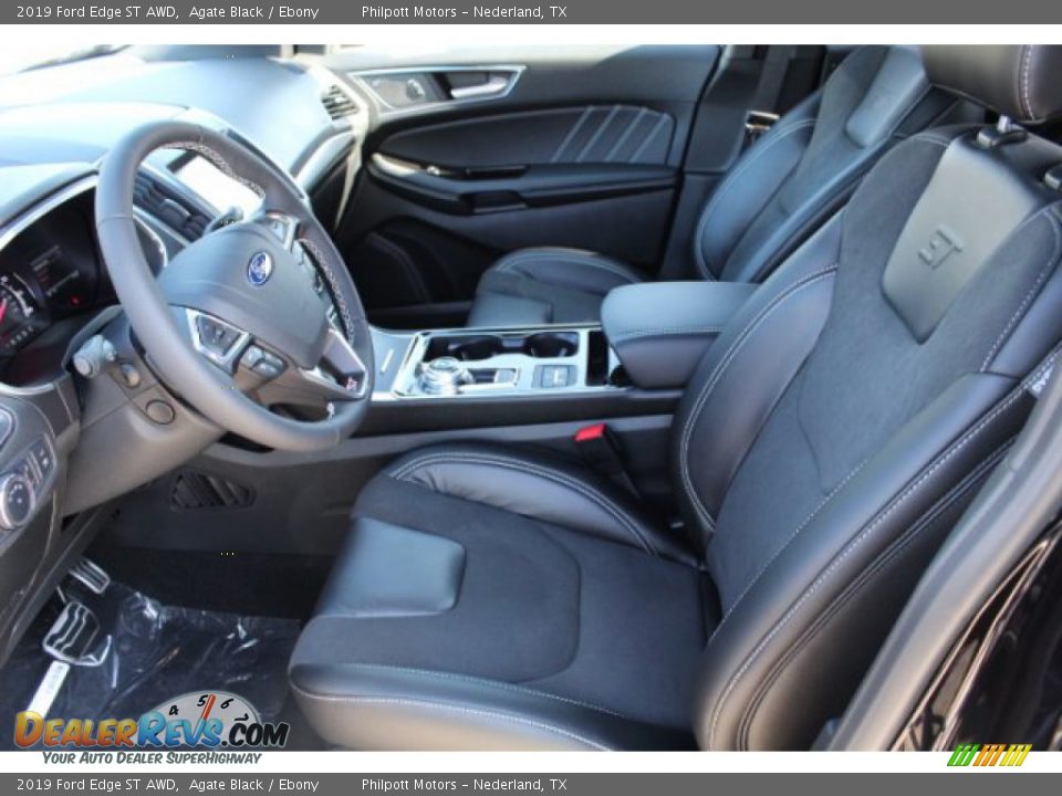 2019 Ford Edge ST AWD Agate Black / Ebony Photo #9