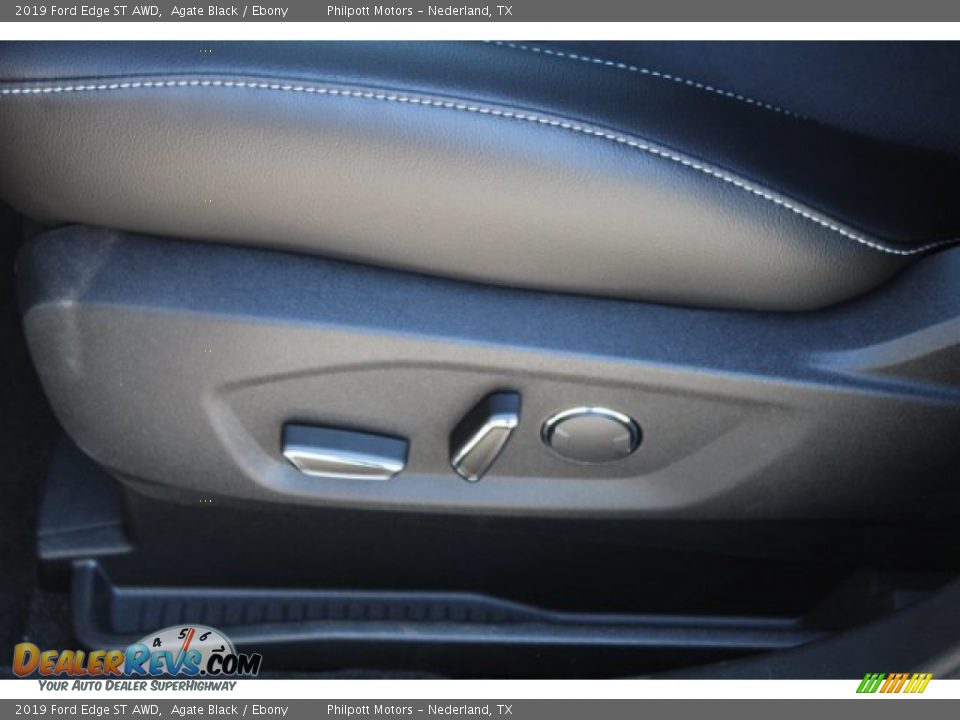 2019 Ford Edge ST AWD Agate Black / Ebony Photo #10