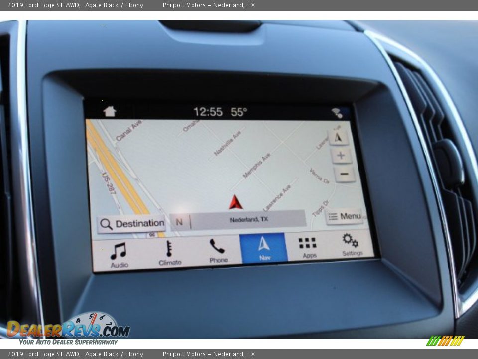 2019 Ford Edge ST AWD Agate Black / Ebony Photo #11