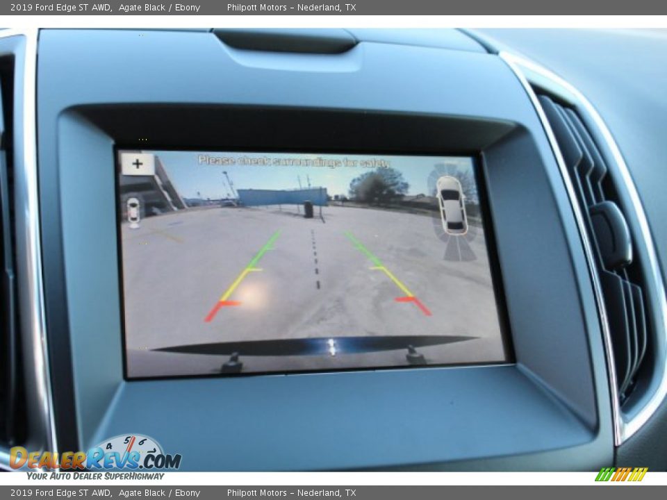 2019 Ford Edge ST AWD Agate Black / Ebony Photo #12