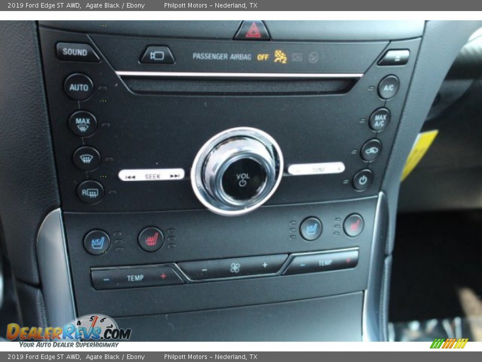 2019 Ford Edge ST AWD Agate Black / Ebony Photo #13
