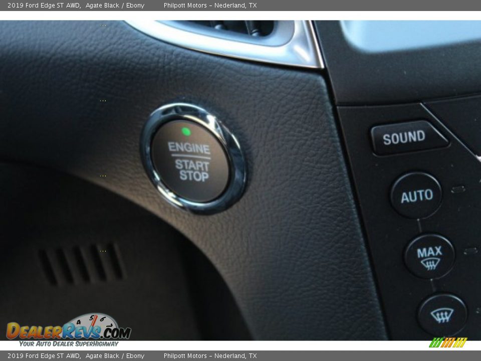 2019 Ford Edge ST AWD Agate Black / Ebony Photo #15