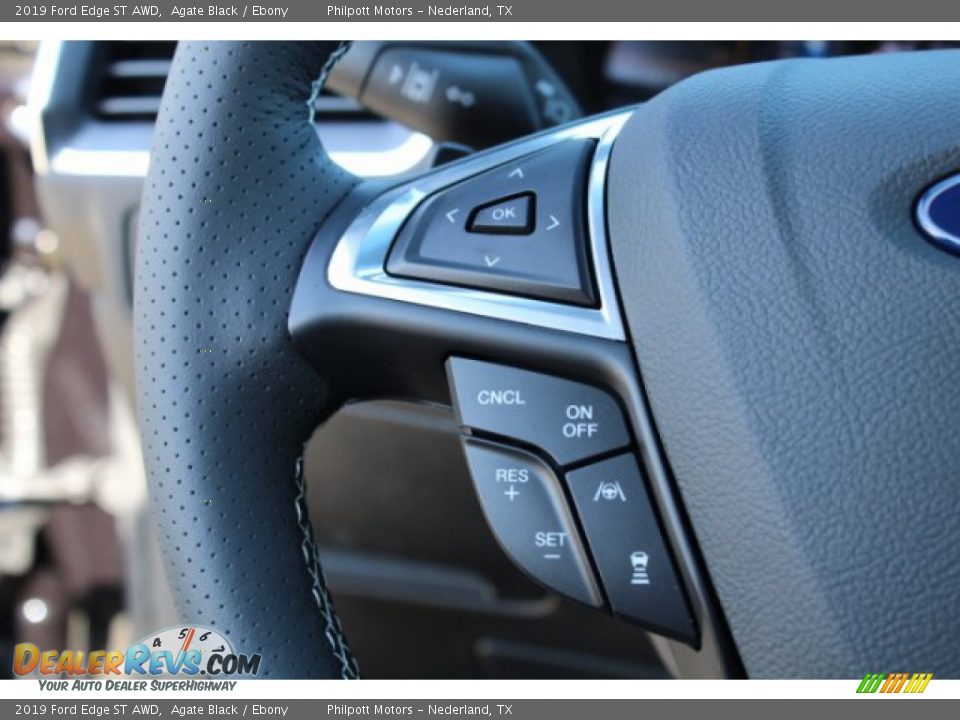 2019 Ford Edge ST AWD Agate Black / Ebony Photo #16