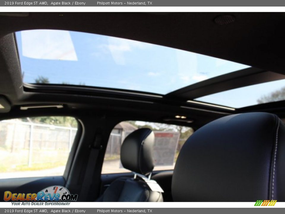2019 Ford Edge ST AWD Agate Black / Ebony Photo #18