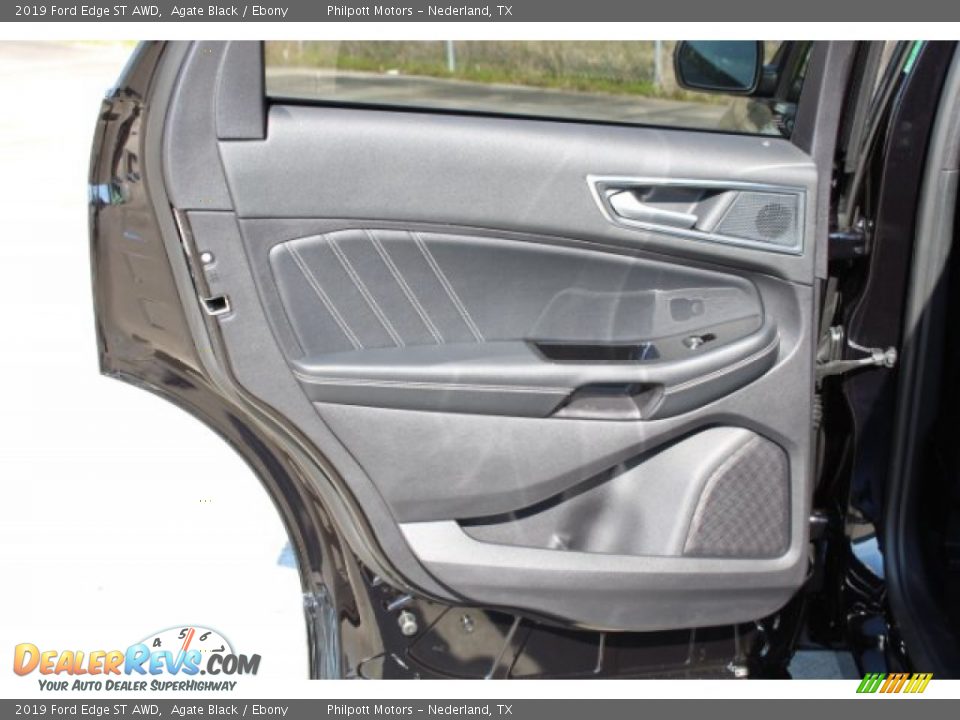 2019 Ford Edge ST AWD Agate Black / Ebony Photo #19