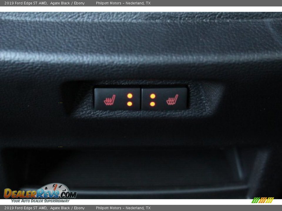 2019 Ford Edge ST AWD Agate Black / Ebony Photo #21