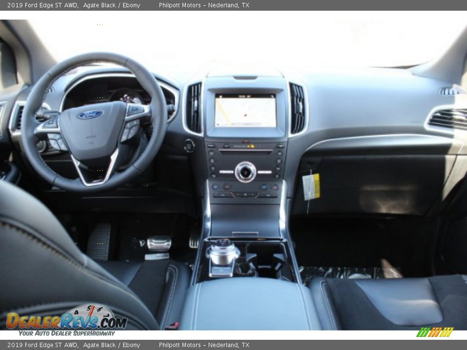 2019 Ford Edge ST AWD Agate Black / Ebony Photo #22