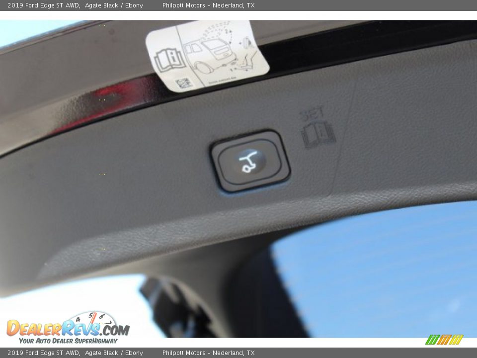 2019 Ford Edge ST AWD Agate Black / Ebony Photo #25