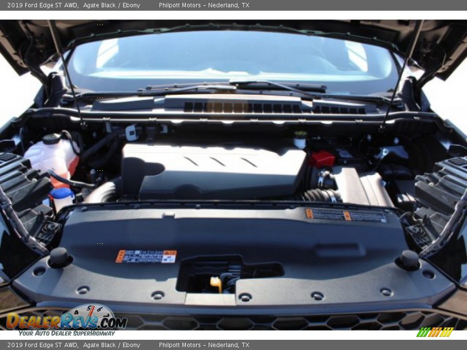 2019 Ford Edge ST AWD Agate Black / Ebony Photo #26