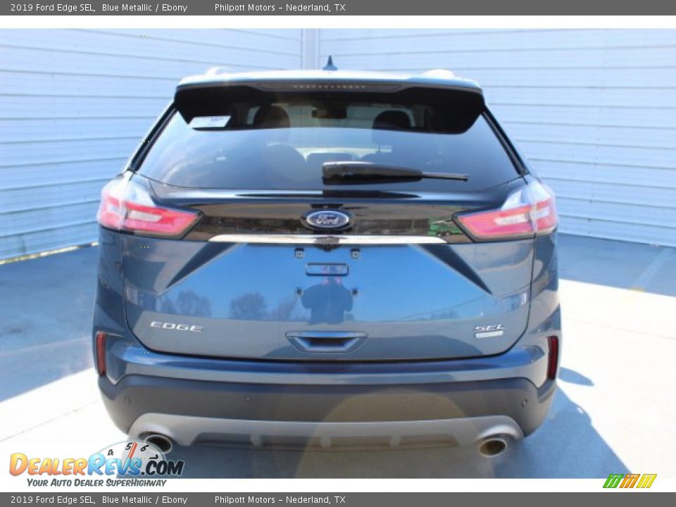 2019 Ford Edge SEL Blue Metallic / Ebony Photo #7