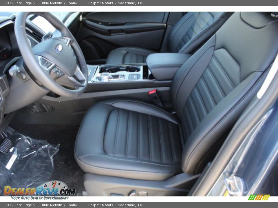 2019 Ford Edge SEL Blue Metallic / Ebony Photo #9