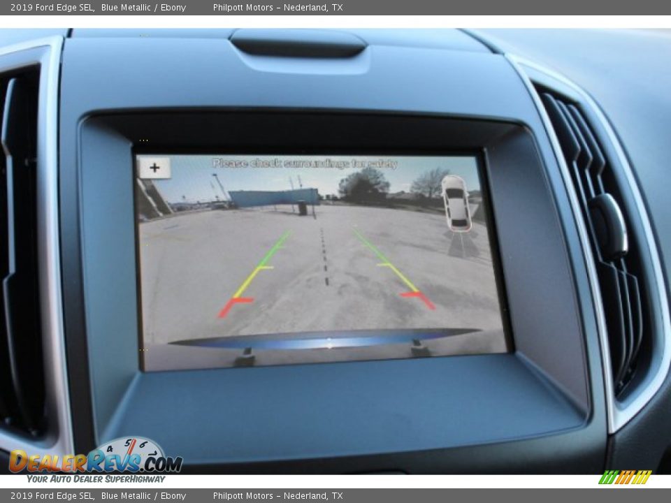 2019 Ford Edge SEL Blue Metallic / Ebony Photo #12