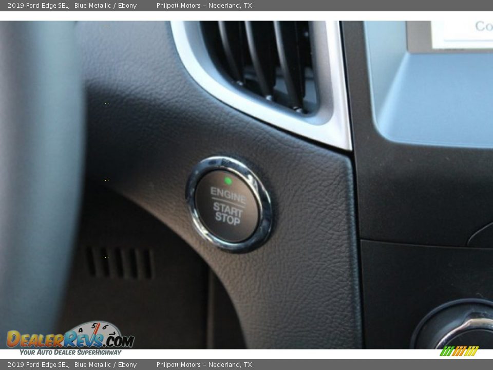2019 Ford Edge SEL Blue Metallic / Ebony Photo #14