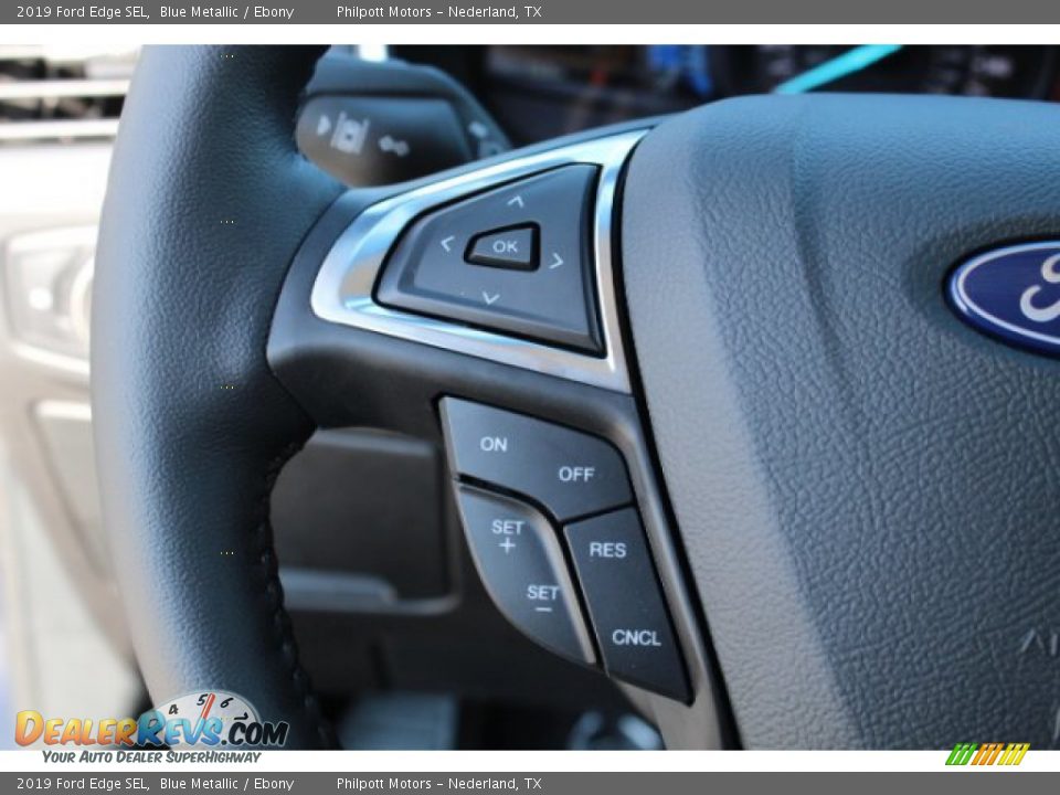 2019 Ford Edge SEL Blue Metallic / Ebony Photo #15
