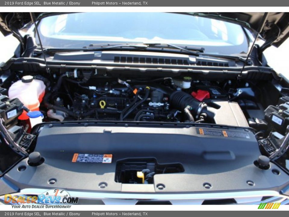 2019 Ford Edge SEL Blue Metallic / Ebony Photo #23