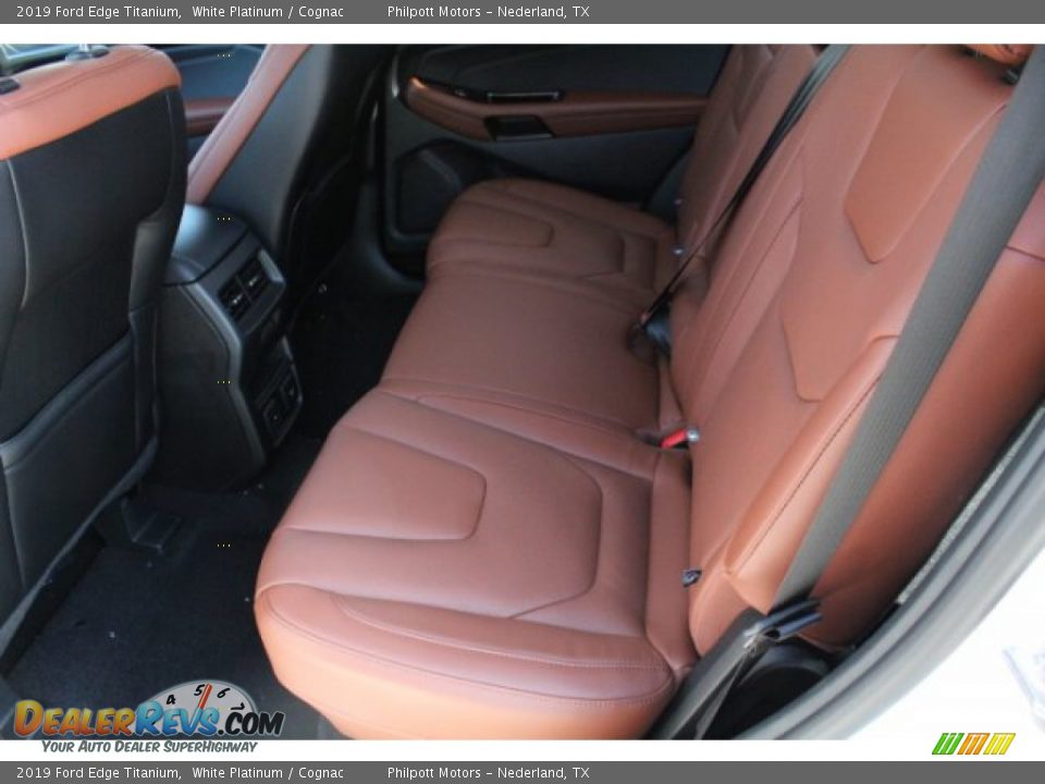 Rear Seat of 2019 Ford Edge Titanium Photo #20