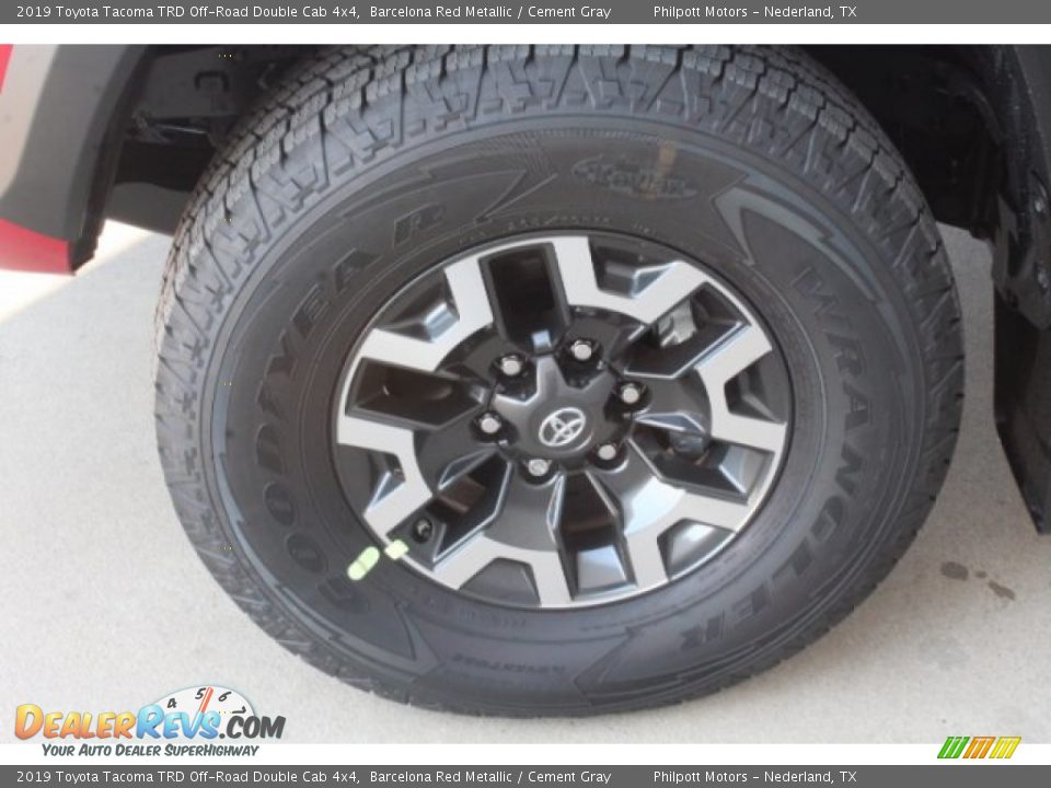 2019 Toyota Tacoma TRD Off-Road Double Cab 4x4 Barcelona Red Metallic / Cement Gray Photo #5
