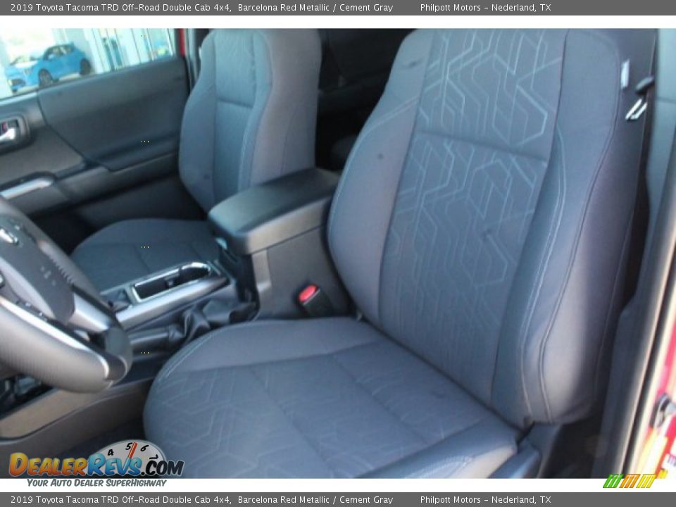 2019 Toyota Tacoma TRD Off-Road Double Cab 4x4 Barcelona Red Metallic / Cement Gray Photo #10