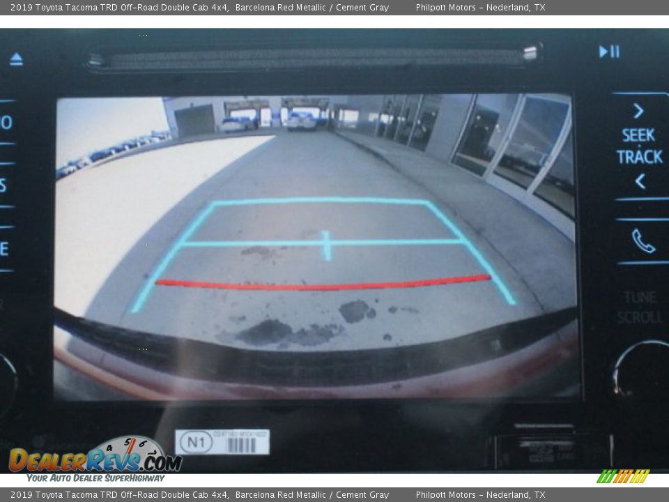 2019 Toyota Tacoma TRD Off-Road Double Cab 4x4 Barcelona Red Metallic / Cement Gray Photo #12