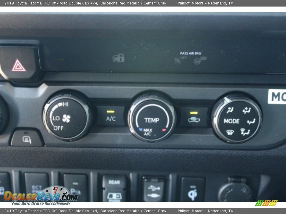 2019 Toyota Tacoma TRD Off-Road Double Cab 4x4 Barcelona Red Metallic / Cement Gray Photo #13