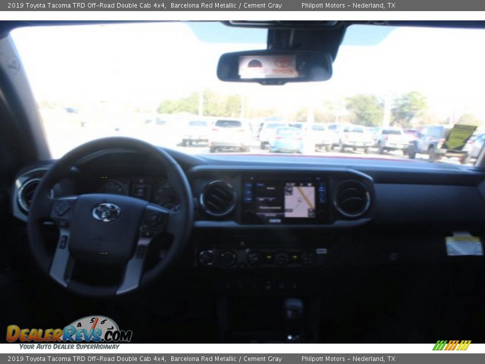 2019 Toyota Tacoma TRD Off-Road Double Cab 4x4 Barcelona Red Metallic / Cement Gray Photo #19