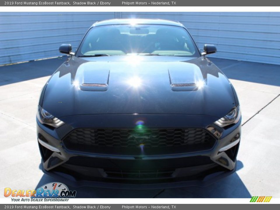 2019 Ford Mustang EcoBoost Fastback Shadow Black / Ebony Photo #3