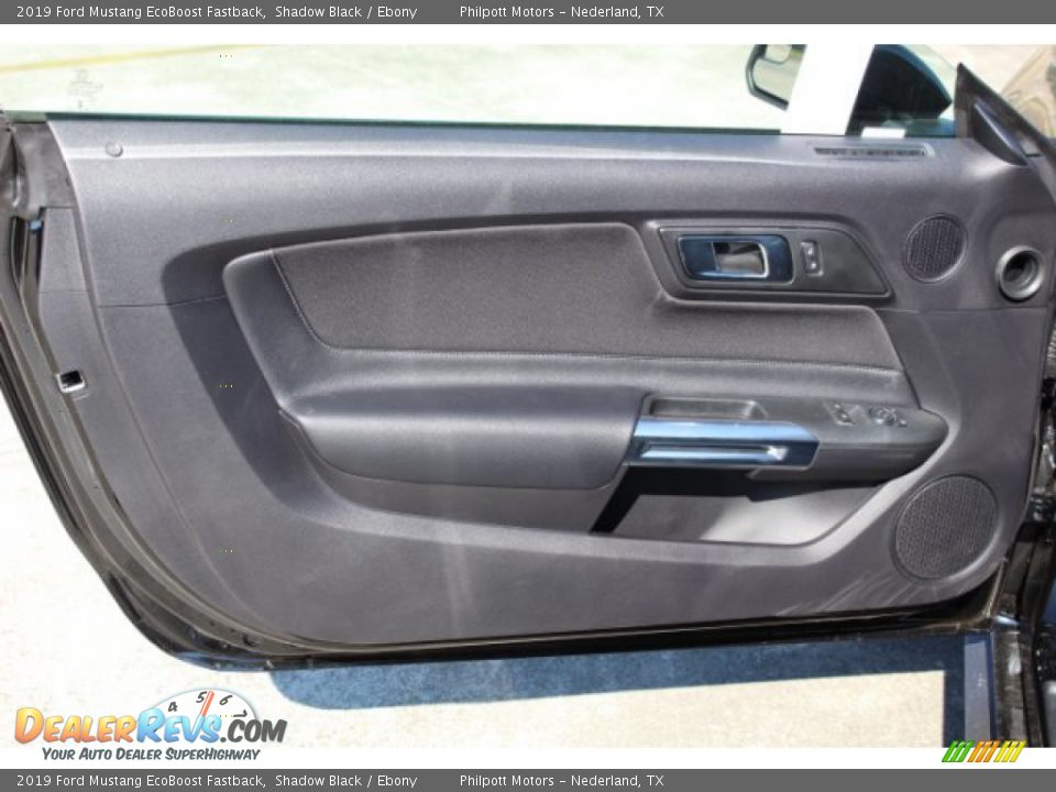 2019 Ford Mustang EcoBoost Fastback Shadow Black / Ebony Photo #8