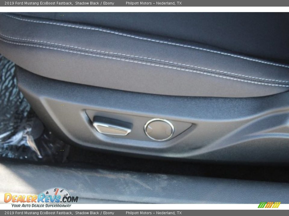 2019 Ford Mustang EcoBoost Fastback Shadow Black / Ebony Photo #10