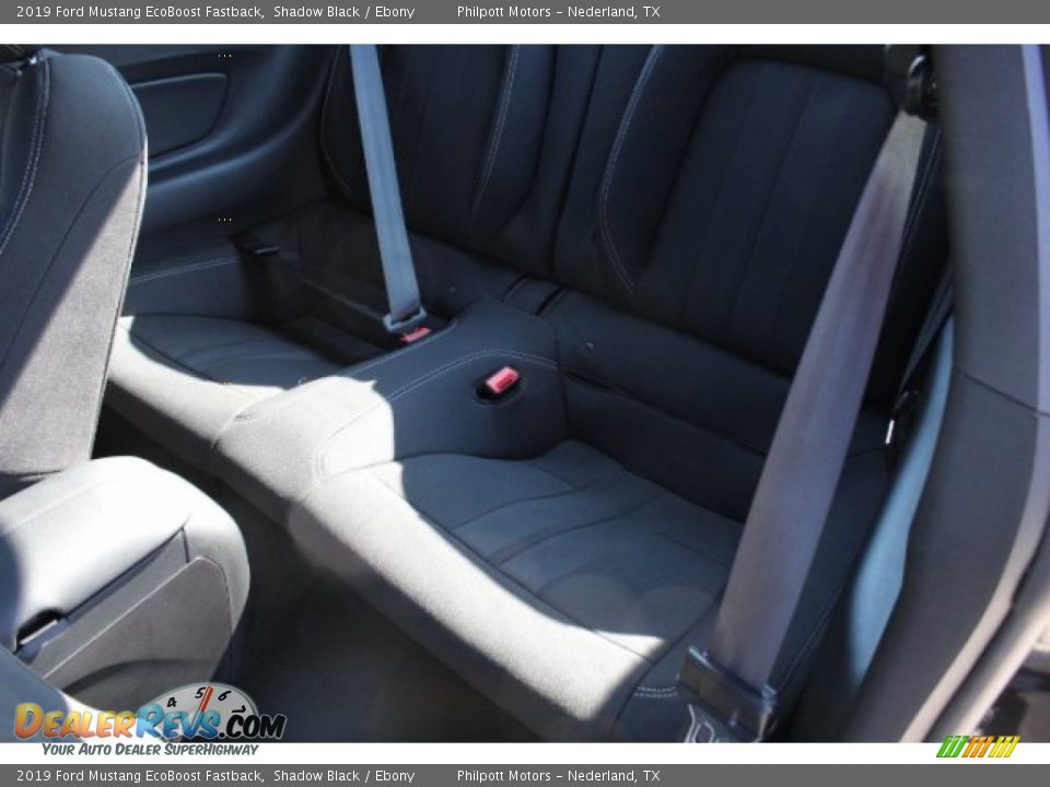 2019 Ford Mustang EcoBoost Fastback Shadow Black / Ebony Photo #11