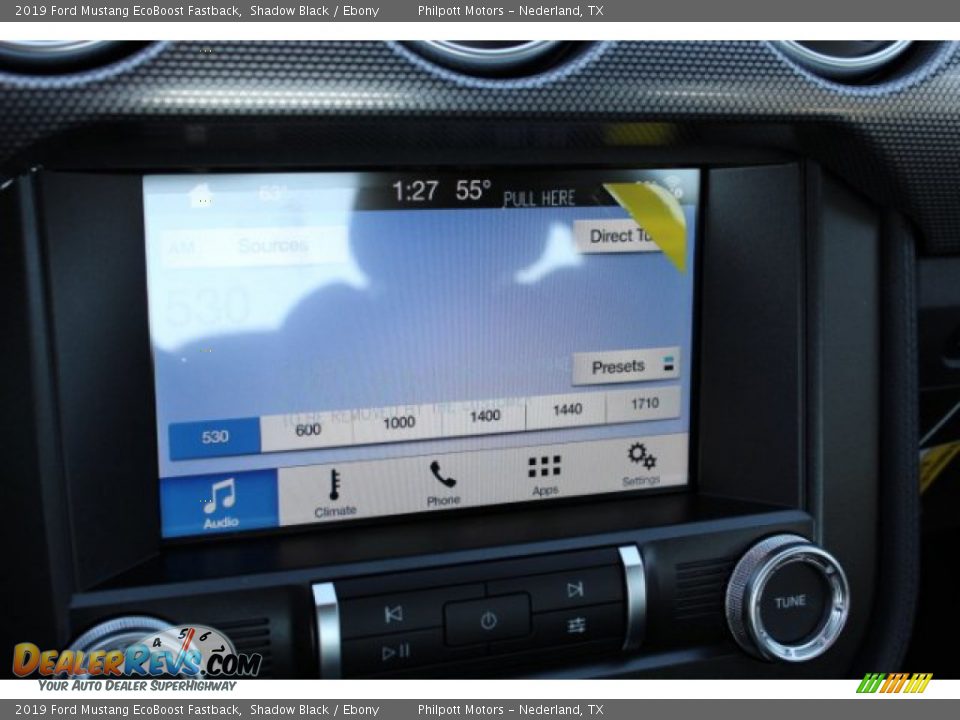 2019 Ford Mustang EcoBoost Fastback Shadow Black / Ebony Photo #12