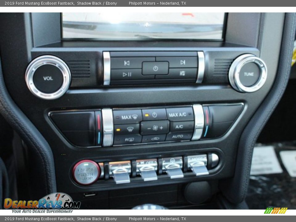 2019 Ford Mustang EcoBoost Fastback Shadow Black / Ebony Photo #14