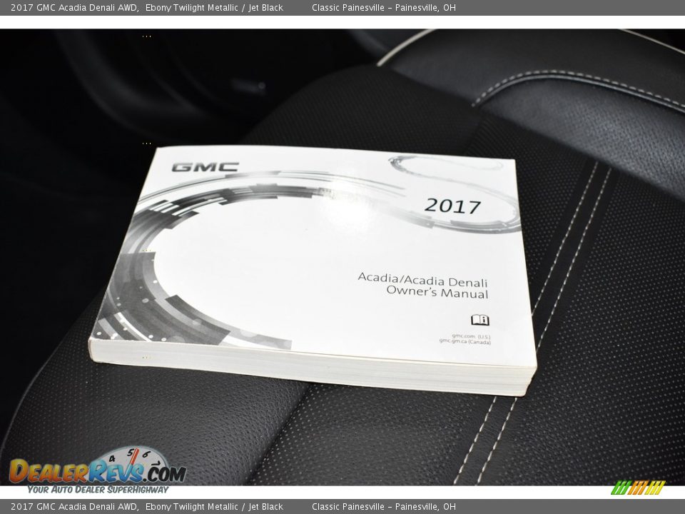 2017 GMC Acadia Denali AWD Ebony Twilight Metallic / Jet Black Photo #17