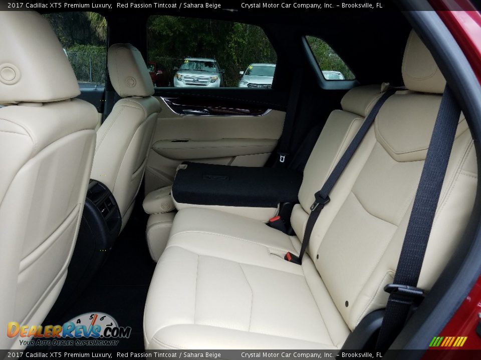 2017 Cadillac XT5 Premium Luxury Red Passion Tintcoat / Sahara Beige Photo #10