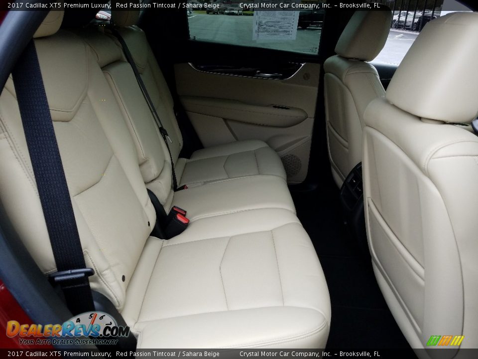 2017 Cadillac XT5 Premium Luxury Red Passion Tintcoat / Sahara Beige Photo #11