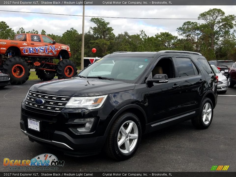 2017 Ford Explorer XLT Shadow Black / Medium Light Camel Photo #1