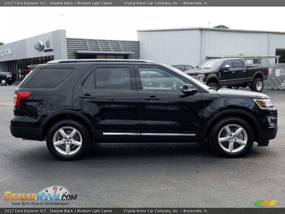 2017 Ford Explorer XLT Shadow Black / Medium Light Camel Photo #6