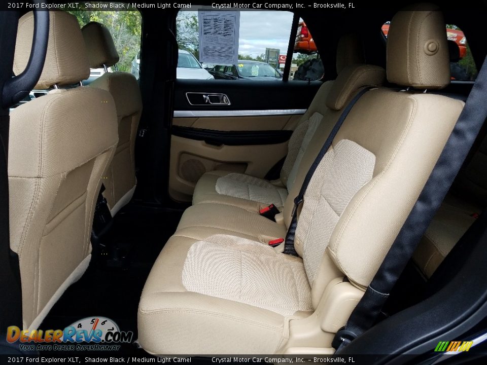 2017 Ford Explorer XLT Shadow Black / Medium Light Camel Photo #10