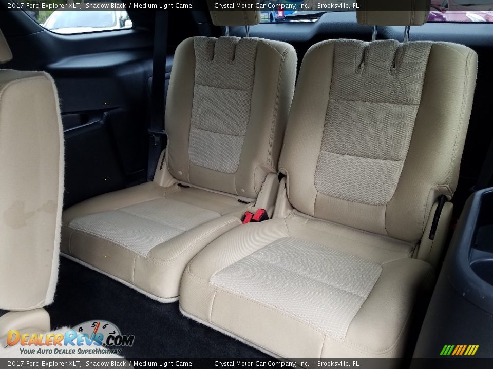 2017 Ford Explorer XLT Shadow Black / Medium Light Camel Photo #11