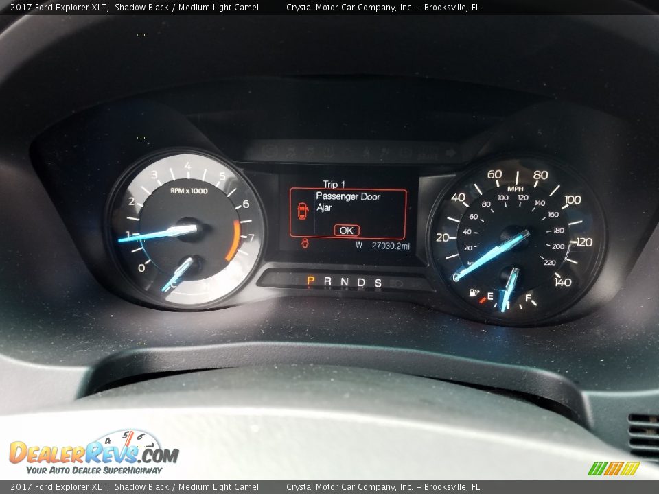 2017 Ford Explorer XLT Shadow Black / Medium Light Camel Photo #15