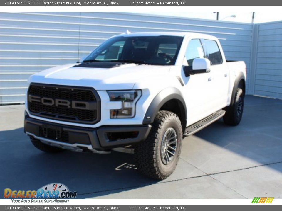 2019 Ford F150 SVT Raptor SuperCrew 4x4 Oxford White / Black Photo #4