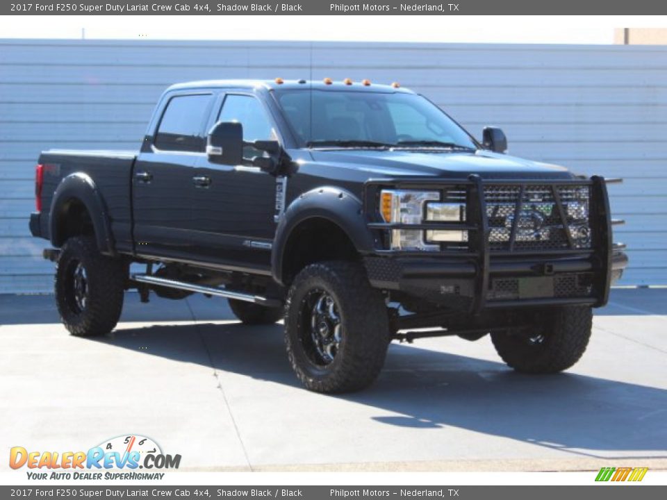 2017 Ford F250 Super Duty Lariat Crew Cab 4x4 Shadow Black / Black Photo #2