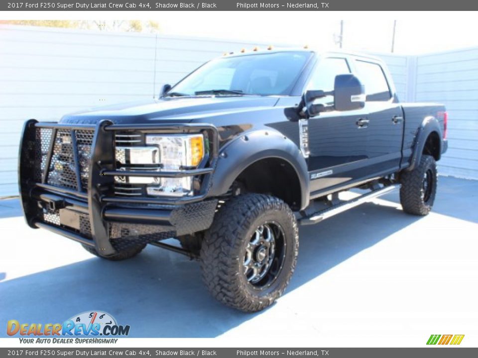 2017 Ford F250 Super Duty Lariat Crew Cab 4x4 Shadow Black / Black Photo #4