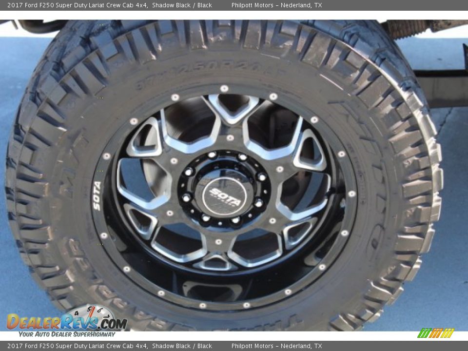 2017 Ford F250 Super Duty Lariat Crew Cab 4x4 Shadow Black / Black Photo #5